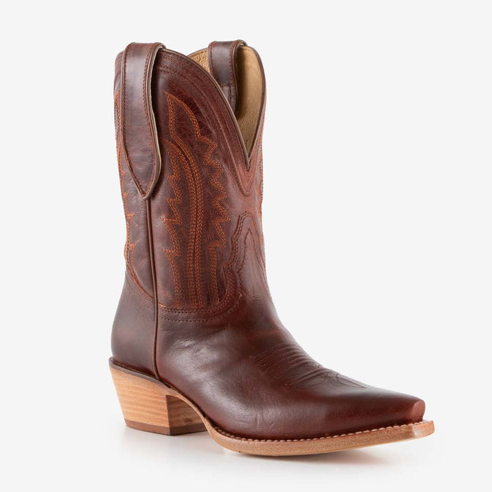 Cognac Areli Derby Booties