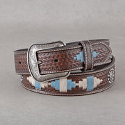 Ocean Aztec Concho Belt