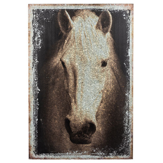 Sepia Tone Horse Portrait Wall Art
