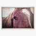 Carved Roped Framed Horse 32 x22 Wall Decor