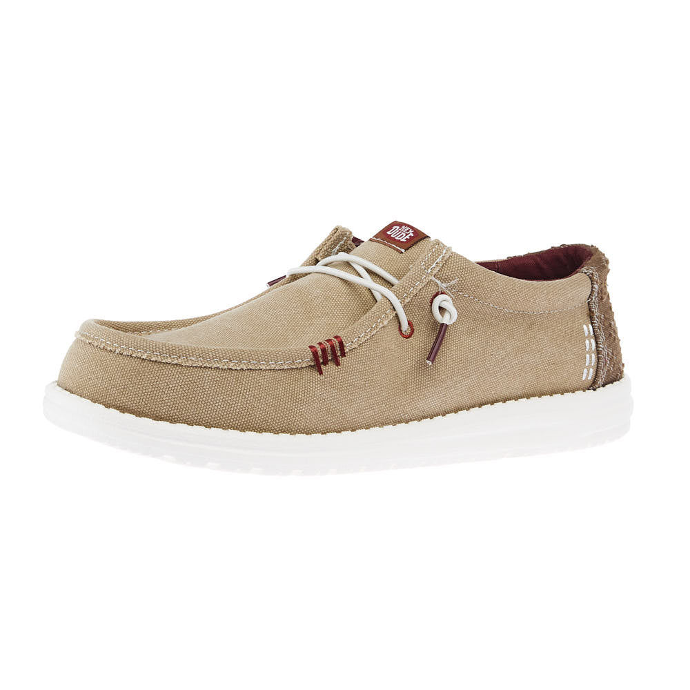 Hey Dude Men`s Incense Tan Wally Workwear Casual — NRS
