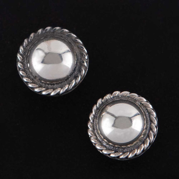 Rope Trim Stud Earrings