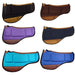 Canvas Top 1/2in Endurance Round Contoured Ranch Saddle Pad