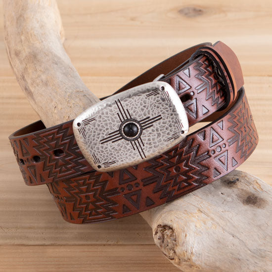 Mesa Black Aztec Belt