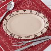 Branded Oval Serving Platter