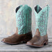 Turquoise Anita Boots
