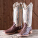 R. Ladies' Kango Tabac Full Quill Ostrich Boots