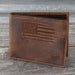Ariat Flag Brown Bifold Wallet