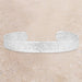 Silver Scroll Cuff Bracelet