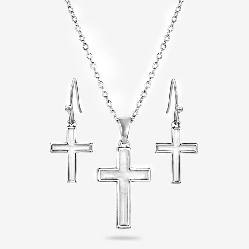 Unwavering Devotion Cross Jewelry Set
