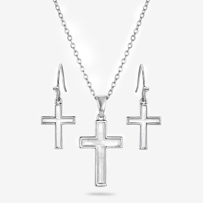 Unwavering Devotion Cross Jewelry Set