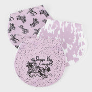 Dream Big Cowgirl Burp Cloths