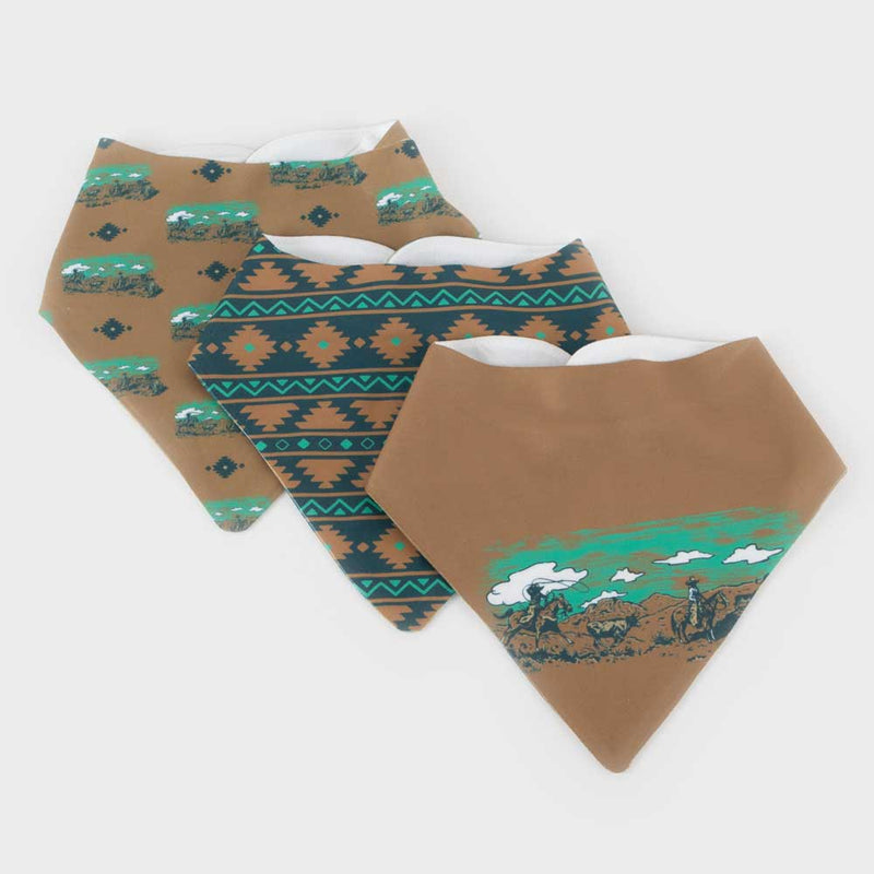 Ranchin' Drool Bib Set