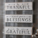 Blessings Grateful Thankful Wall Art -Blessing