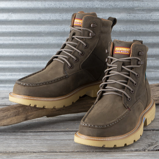 Shitake 6" Lace Up Work Boots