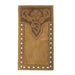Nocona Tan Stitch Tooled Leather Rodeo Wallet