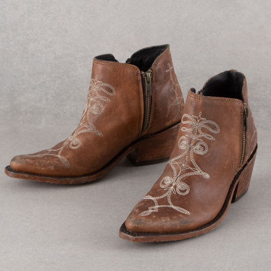 Mossil Tan Booties