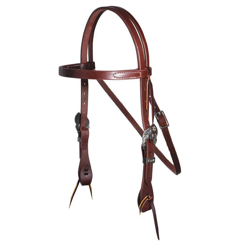 Professionals Choice Professional's Ranchhand 3/4in. Brow Band Headstall w/Elvis Buckles