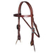 Professional's Ranchhand 3/4" Brow Band Headstall w/Feather Buckles