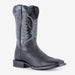 Rod's Black Smooth Quill Ostrich Boots by R. Watson