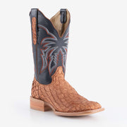 Women's Matte Cognac Pirarucu 11in Deep Pacific Top