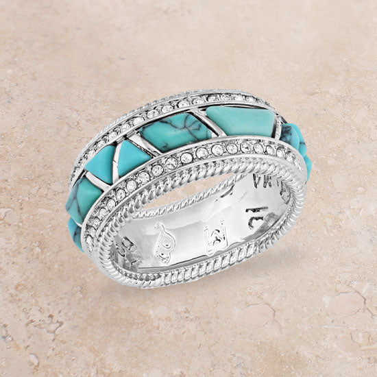 High Noon Cobblestone Turquoise Ring