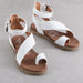 White Steffy Sandals