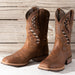 Men's Hybrid Venttek Distressed Brown American Flag Boot