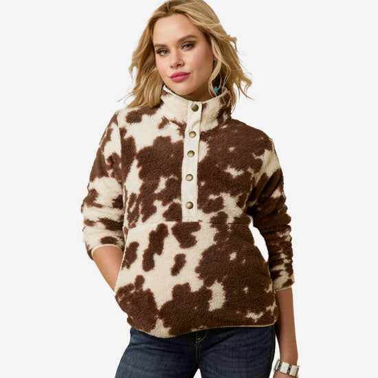 Berber Quarter Snap Pullover
