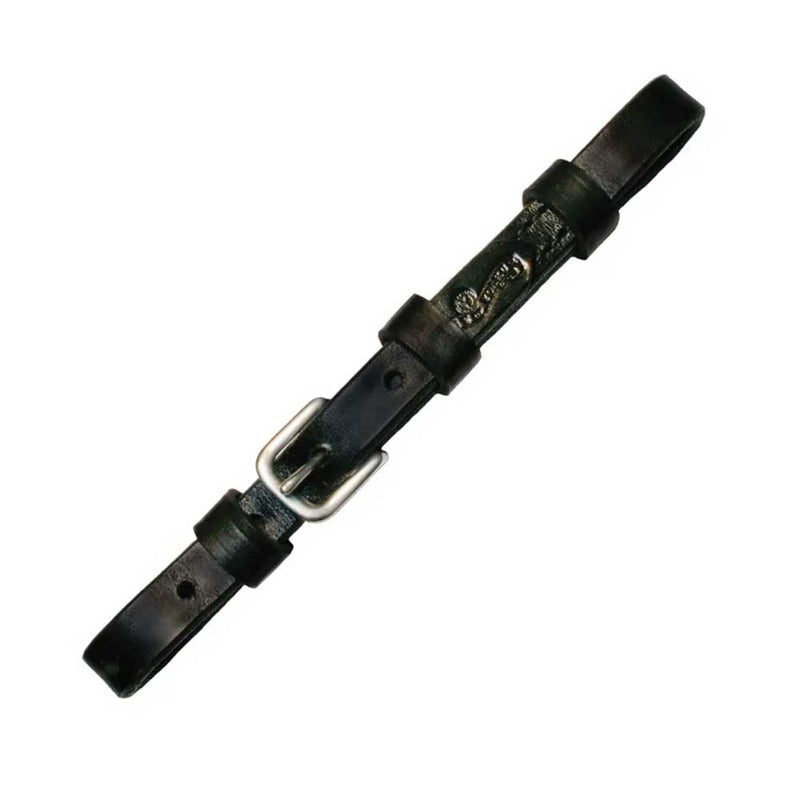 Black Smooth Leather Curb