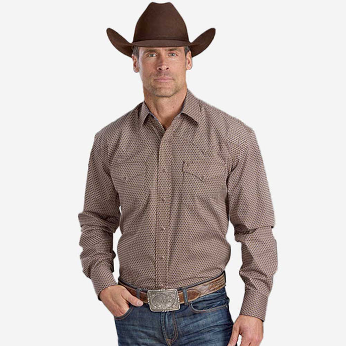 Stetson Tan Line Diamond Shirt