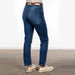 High Rise Dark Wash Straight Jeans