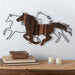 Wood and Wire 3 Horse Wall Art