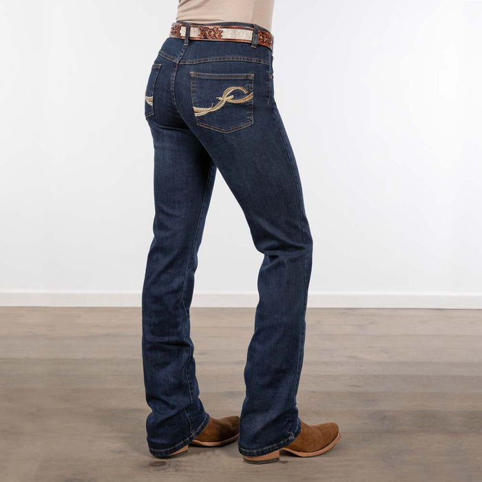 Rod's Exclusive Classic Dark Wash Riding Jeans