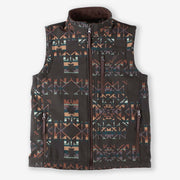 Boys' Brown Aztec Vest