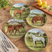 York Stables Dinner Plate Set of 4