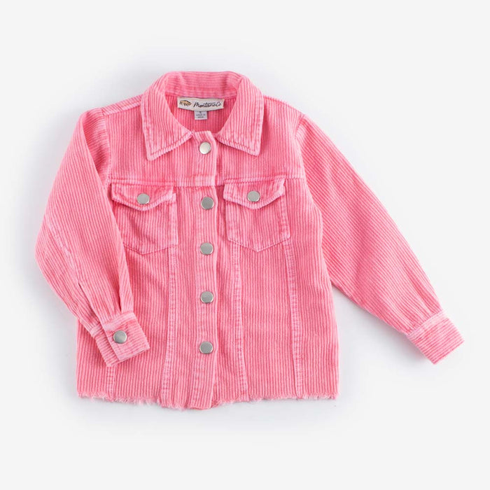 Girls' Pink Corduroy Jacket