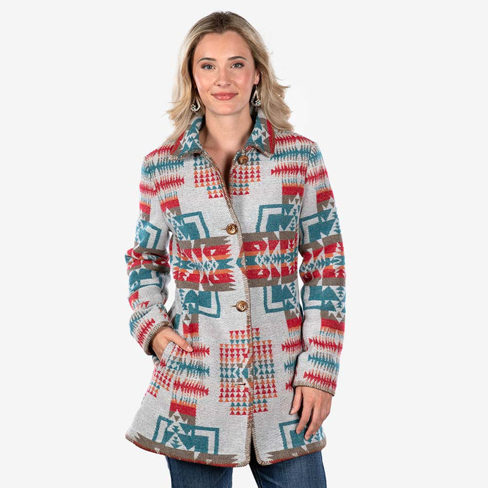 Scarlet Storm Aztec Jacket