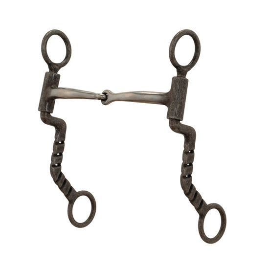 Ken McNabb Buffed Black Sweet Iron Snaffle Bit