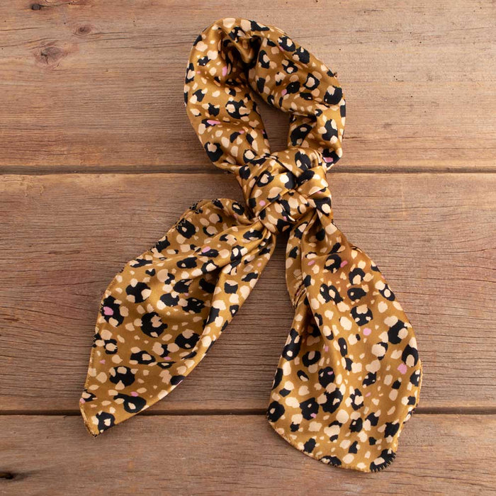 Gold Leopard Wild Rag