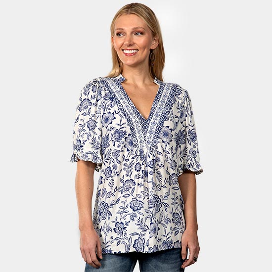 Blue Botanicals Top