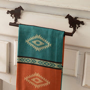 Running Horse Over-the-Door Metal Towel Bar