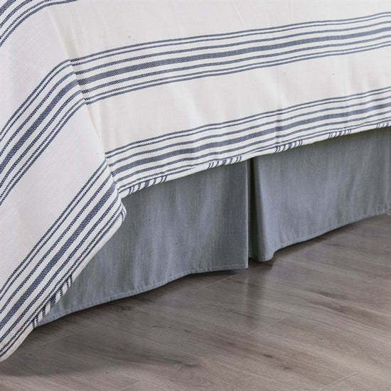 Tailored Chambray Bedskirt
