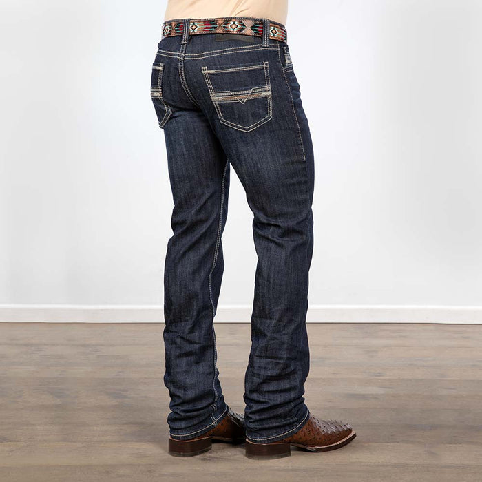 Revolver Reflex Pleather Embroidered Jeans
