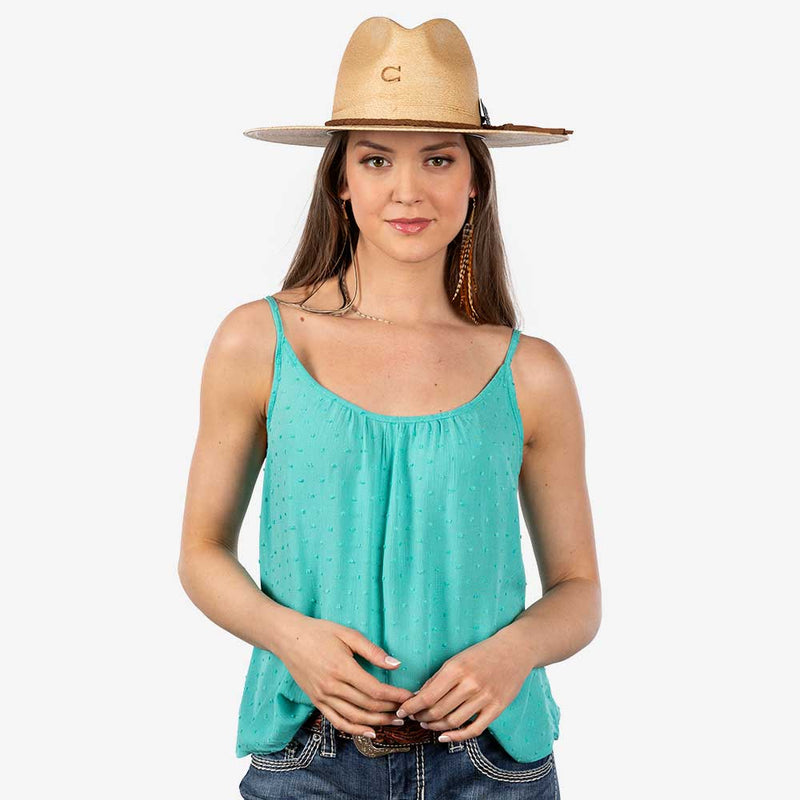 Red Label Turquoise Dot Tank