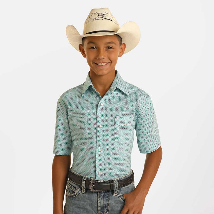 Boys' Rough Stock Geometric Shirt