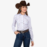Rough Stock Longhorn Stripe Top