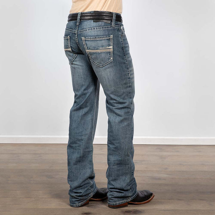 Rope Stitch Pistol Straight Jeans