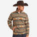 Tan Berber Striped Pullover