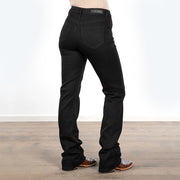 Black High Rise Bootcut Jeans